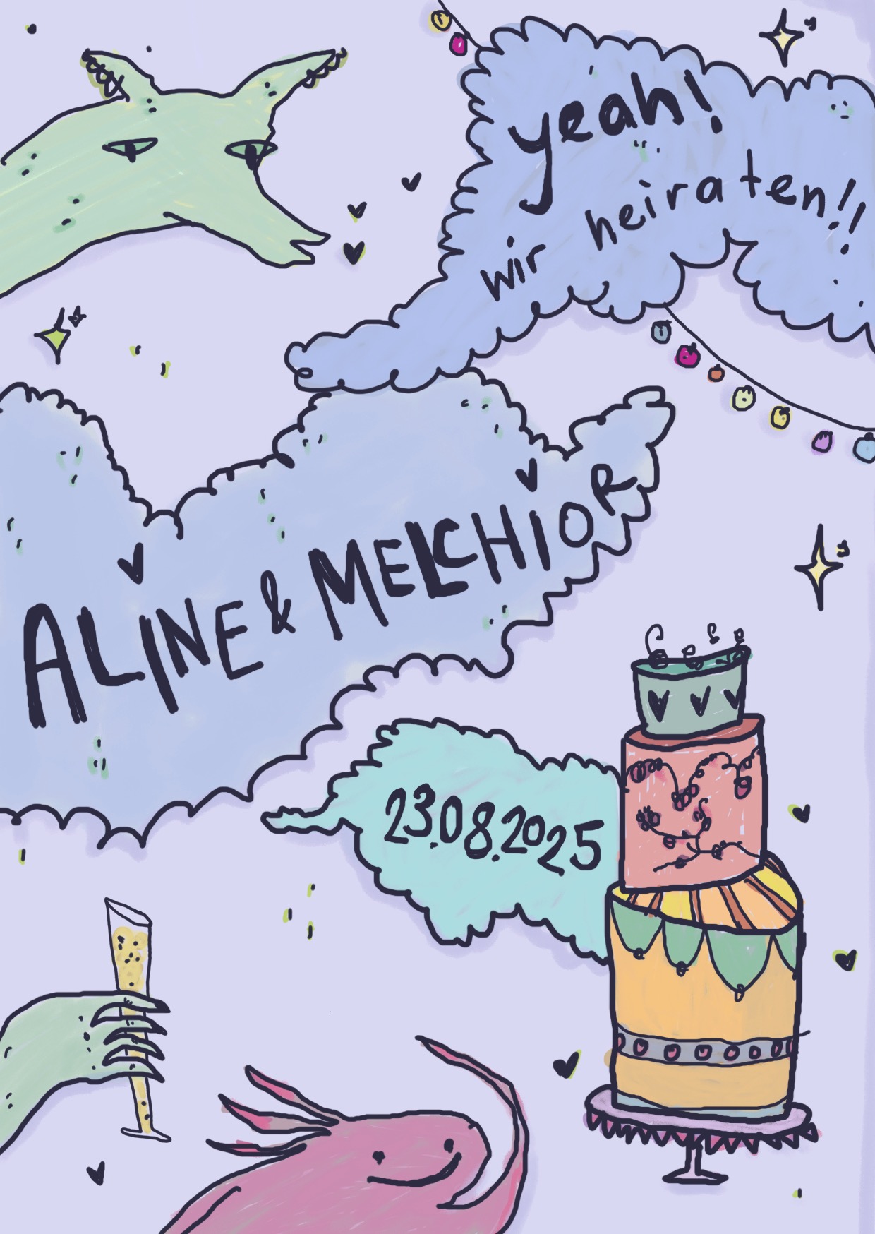 Save the Date - FüKo Hochzeit - 23.08.2025